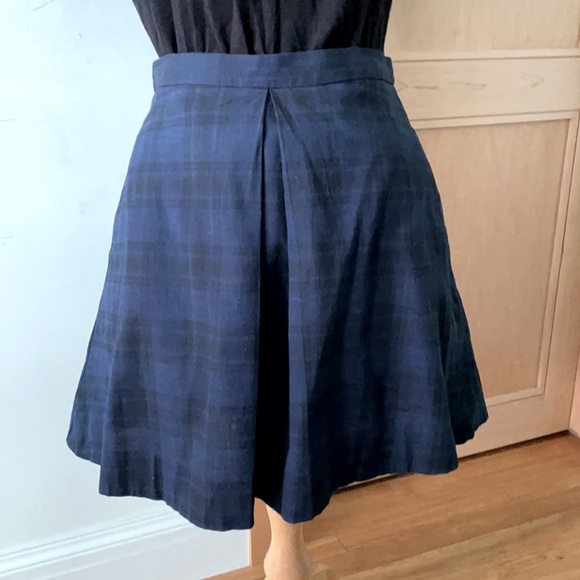 Gap Cotton Plaid Short Skirt, Size L - Picture 1 of 12